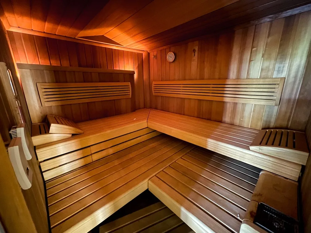 Sauna na terenie ośrodka